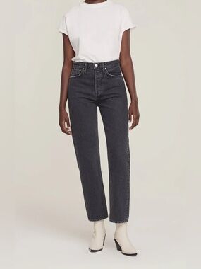 AGOLDE - 90's Pinch Waist Jean in Black Tea